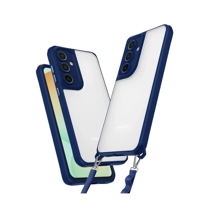 Mey İthalat®  Samsung Galaxy A15 4G Kılıf Penta Silikon Kılıf - Lacivert