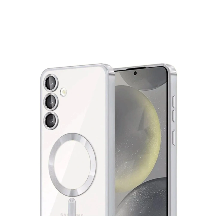 Mey İthalat®  Samsung Galaxy A15 4G Kross Magneticsafe Kapak - Gümüş