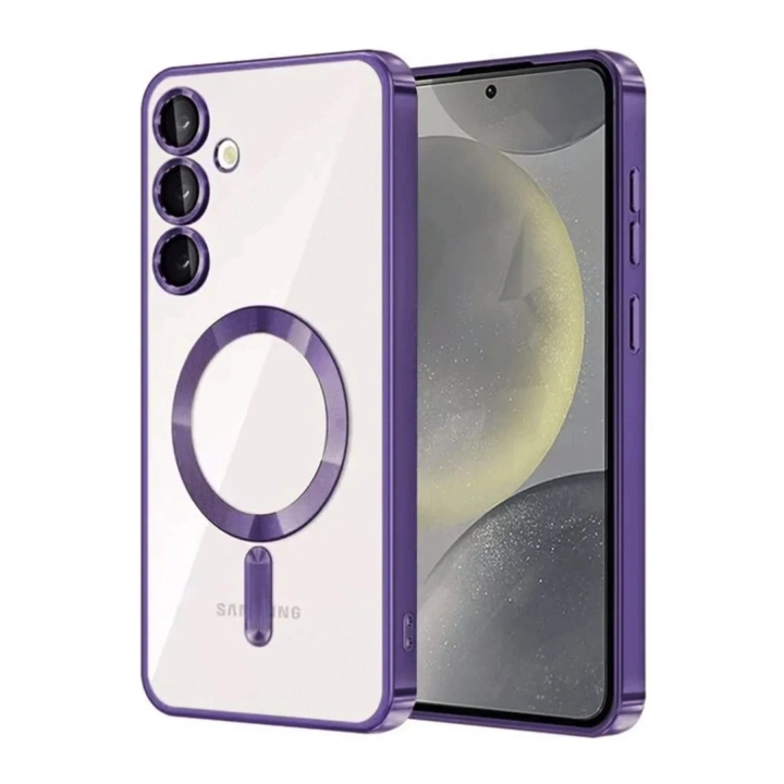 Mey İthalat®  Samsung Galaxy A15 4G Kross Magneticsafe Kapak - Mor