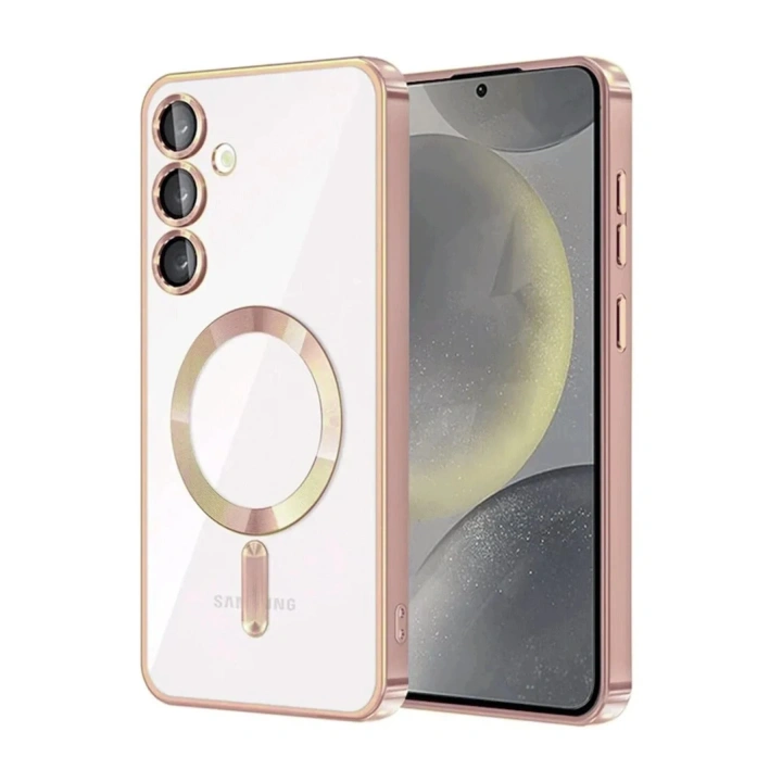 Mey İthalat®  Samsung Galaxy A15 4G Kross Magneticsafe Kapak - Rose