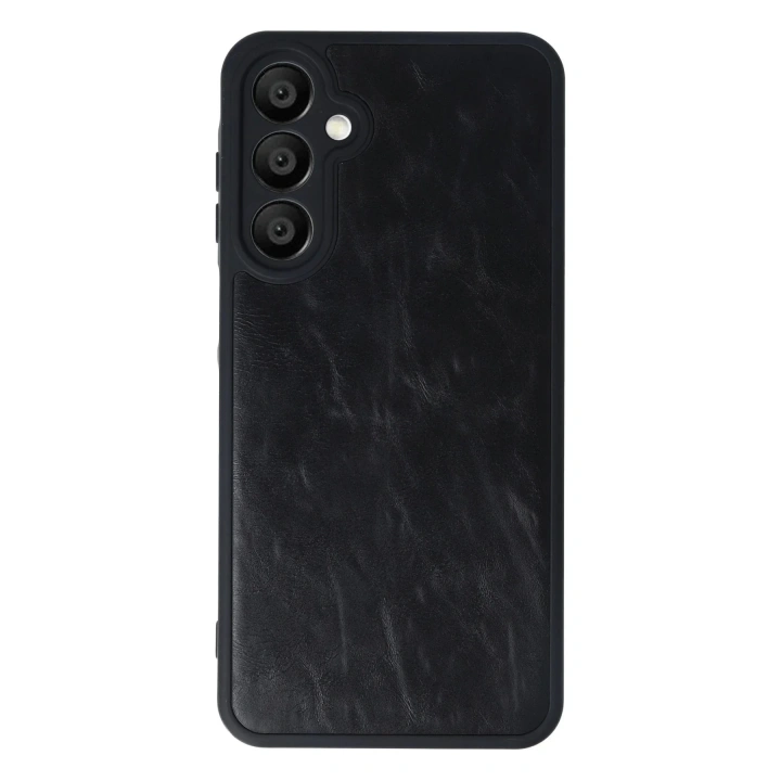 Mey İthalat®  Samsung Galaxy A16 5G Kılıf Aras Deri Kapak - Siyah
