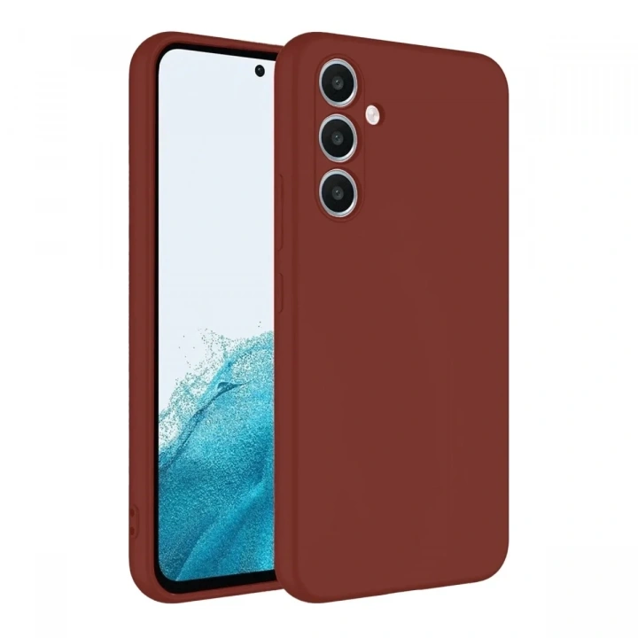 Mey İthalat®  Samsung Galaxy A16 5G Kılıf First Silikon - Bordo