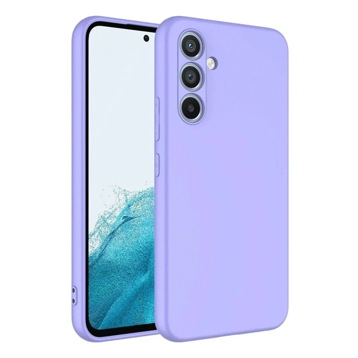 Mey İthalat®  Samsung Galaxy A16 5G Kılıf First Silikon - Lila