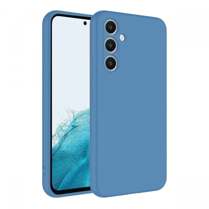 Mey İthalat®  Samsung Galaxy A16 5G Kılıf First Silikon - Mavi
