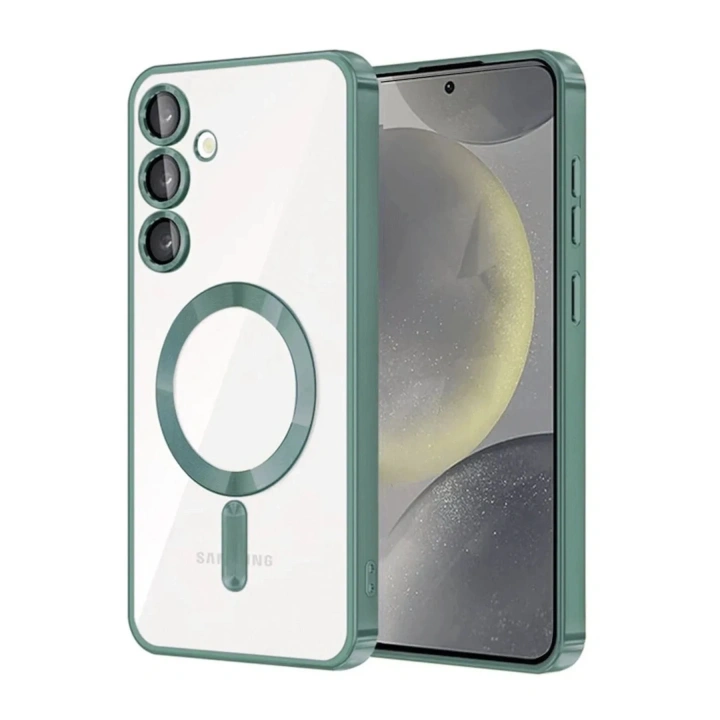 Mey İthalat®  Samsung Galaxy A16 5G Kross Magneticsafe Kapak - Koyu Yeşil