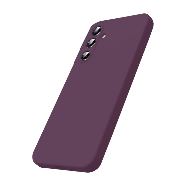 Mey İthalat®  Samsung Galaxy A17 5G First Silikon - Mürdüm