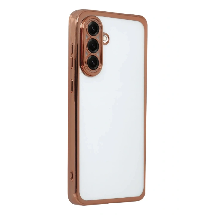 Mey İthalat®  Samsung Galaxy A17 5G  Lensli Silikon - Çöl Titanyum