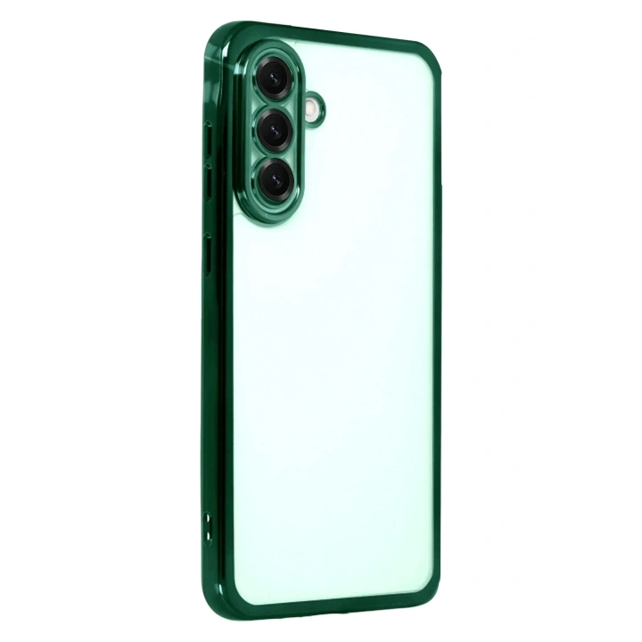 Mey İthalat®  Samsung Galaxy A17 5G  Lensli Silikon - Yeşil