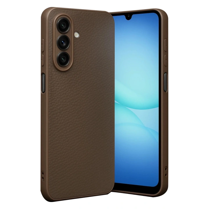 Mey İthalat®  Samsung Galaxy A17 5G Thermax Silikon Kılıf - Kahverengi