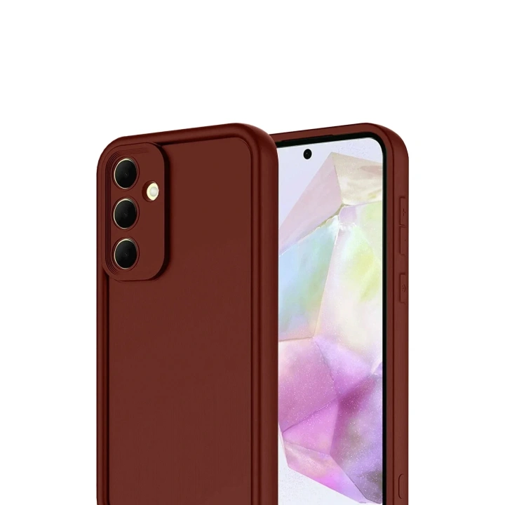 Mey İthalat®  Samsung Galaxy A17 5G Viera Silikon - Bordo