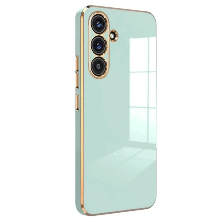 Mey İthalat®  Samsung Galaxy A17 5G Volet Silikon - Açık Yeşil