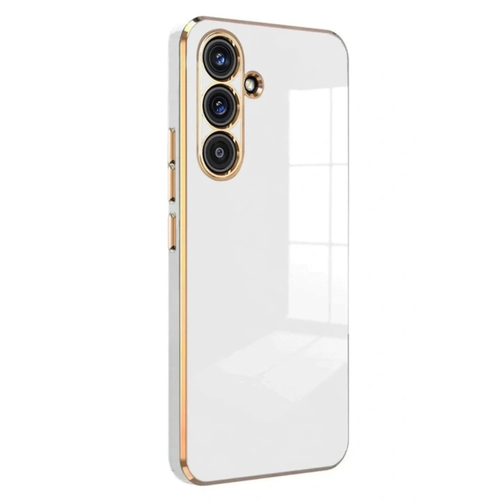 Mey İthalat®  Samsung Galaxy A17 5G Volet Silikon - Beyaz