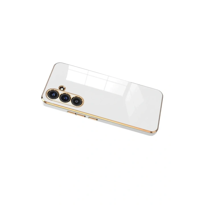 Mey İthalat®  Samsung Galaxy A17 5G Volet Silikon - Beyaz