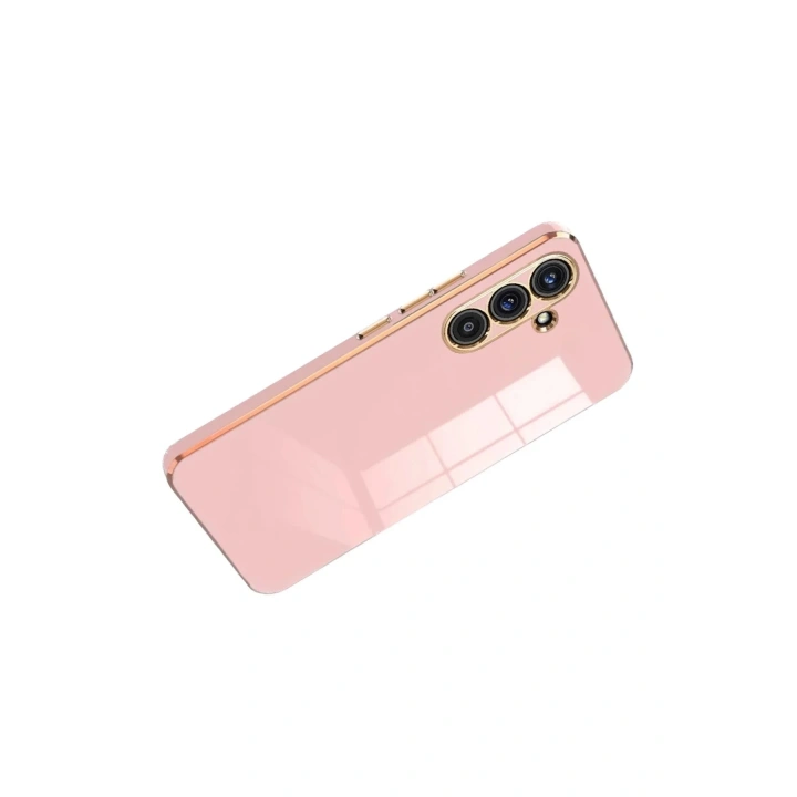 Mey İthalat®  Samsung Galaxy A17 5G Volet Silikon - Pembe