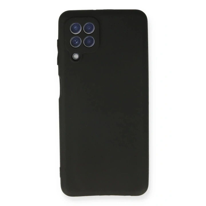 Mey İthalat®  Samsung Galaxy A22 Kılıf First Silikon - Siyah