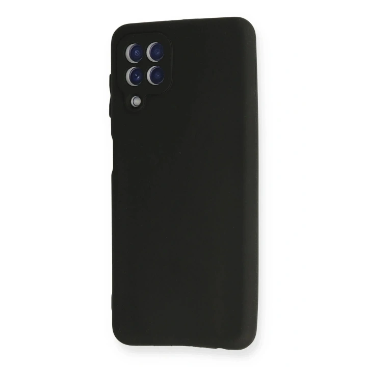 Mey İthalat®  Samsung Galaxy A22 Kılıf First Silikon - Siyah