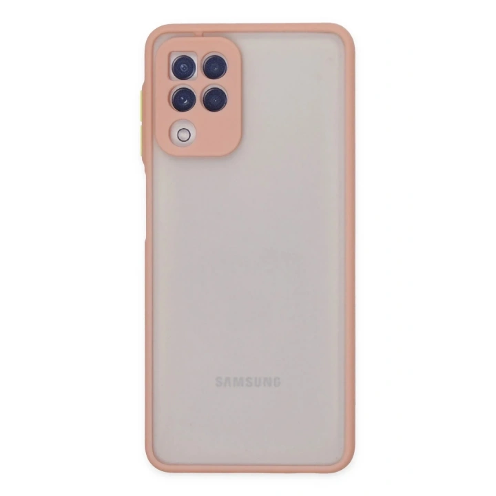 Mey İthalat®  Samsung Galaxy A22 Kılıf Montreal Silikon Kapak - Pembe