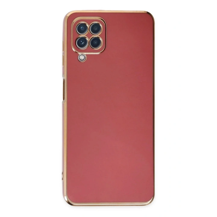 Mey İthalat®  Samsung Galaxy A22 Kılıf Volet Silikon - Kırmızı