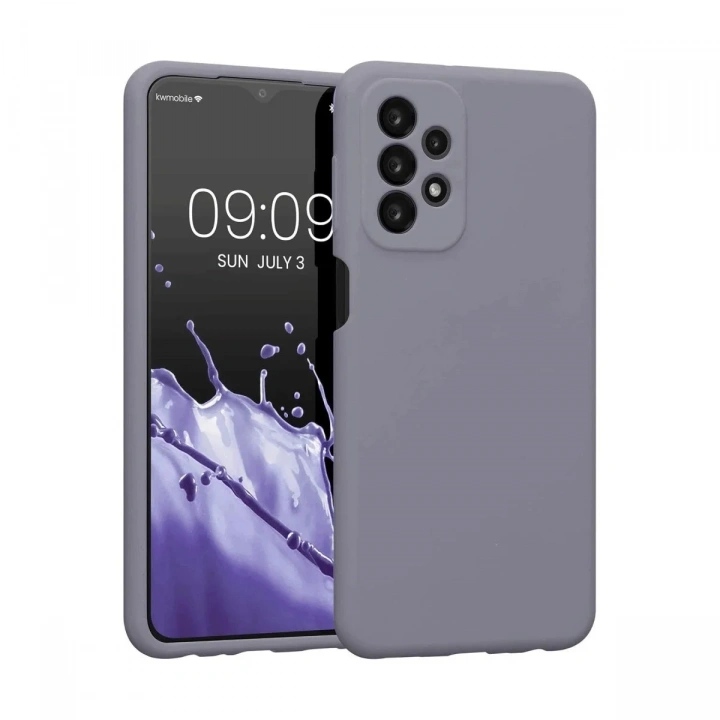 Mey İthalat®  Samsung Galaxy A23 4G Kılıf First Silikon - Gri