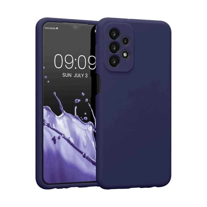 Mey İthalat®  Samsung Galaxy A23 4G Kılıf First Silikon - Lacivert