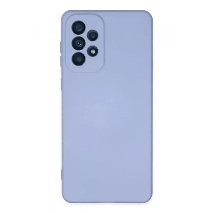 Mey İthalat®  Samsung Galaxy A23 4G Kılıf Nano içi Kadife Silikon - Lila