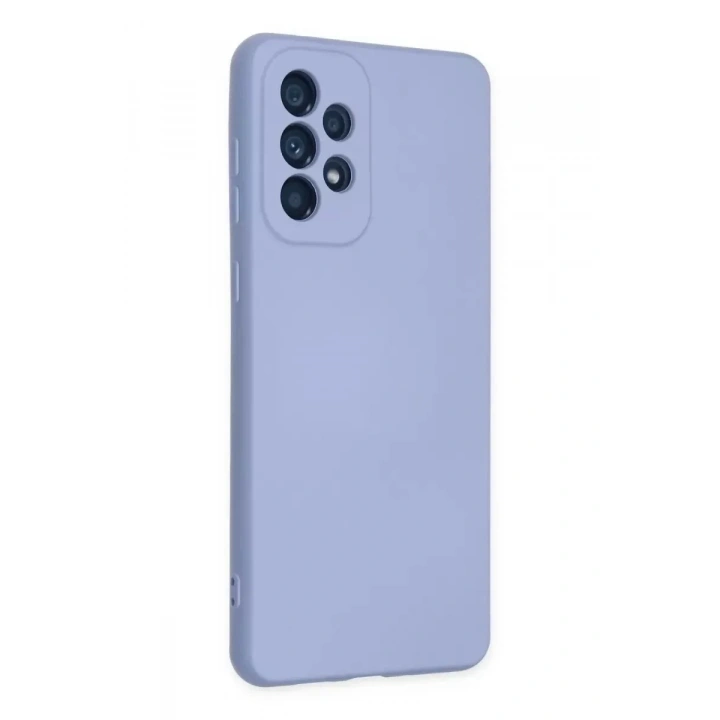 Mey İthalat®  Samsung Galaxy A23 4G Kılıf Nano içi Kadife Silikon - Lila
