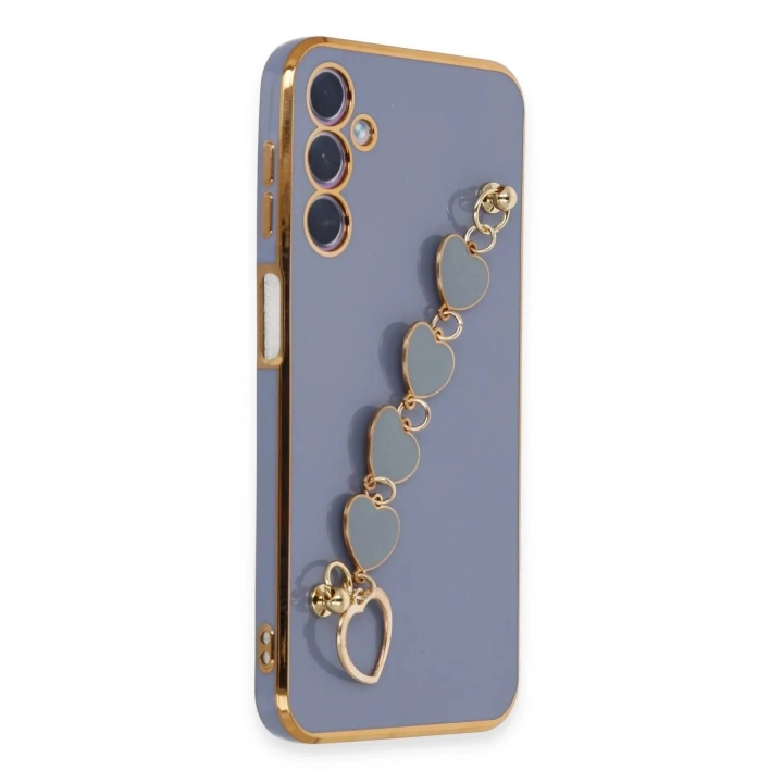 Mey İthalat®  Samsung Galaxy A24 4G Kılıf Esila Silikon - Gri
