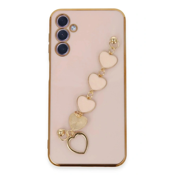 Mey İthalat®  Samsung Galaxy A24 4G Kılıf Esila Silikon - Pudra