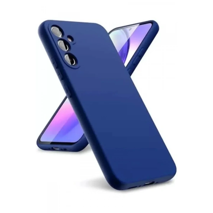 Mey İthalat®  Samsung Galaxy A24 4G Kılıf First Silikon - Lacivert