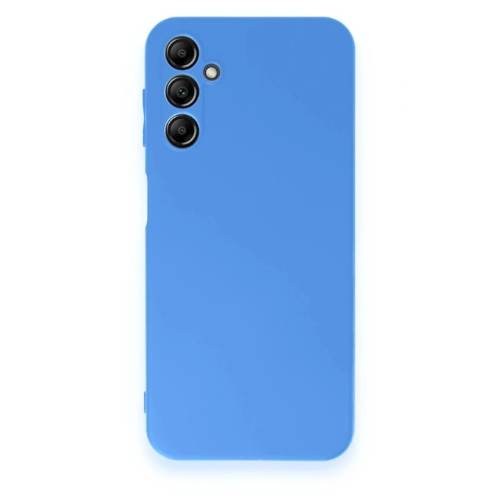 Mey İthalat®  Samsung Galaxy A24 4G Kılıf First Silikon - Mavi