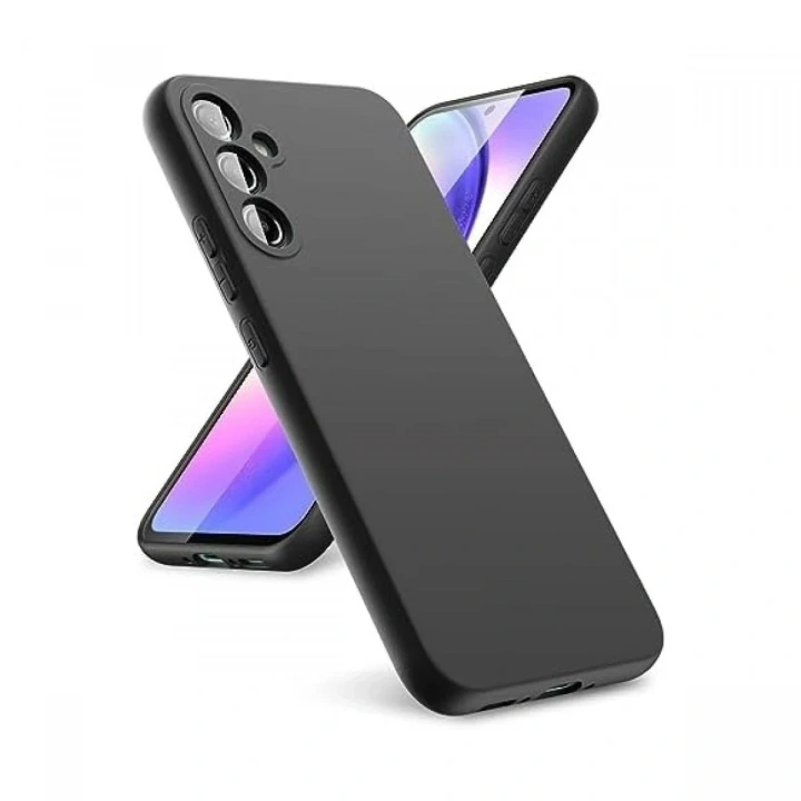 Mey İthalat®  Samsung Galaxy A24 4G Kılıf First Silikon - Siyah
