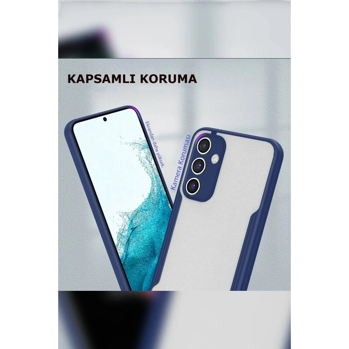 Mey İthalat®  Samsung Galaxy A24 4G Kılıf Platin Silikon - Sarı