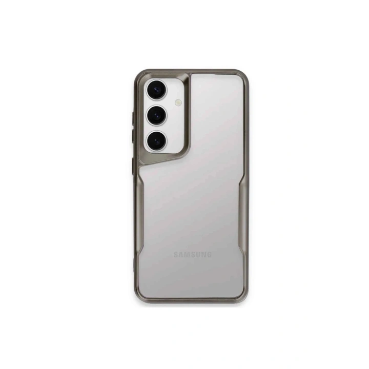 Mey İthalat®  Samsung Galaxy A25 5G Kılıf Boyi Silikon Kapak - Titan Gri