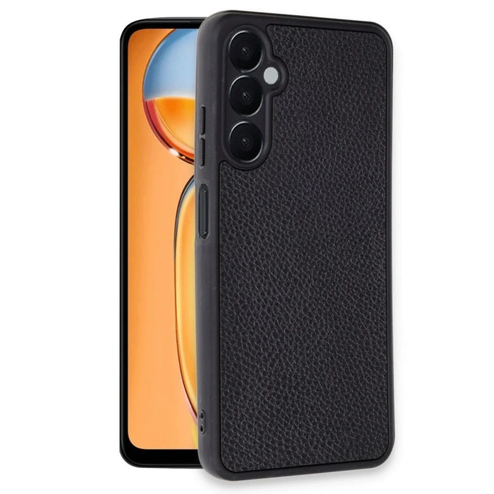 Mey İthalat®  Samsung Galaxy A26 Kılıf Aras Deri Kapak - Siyah