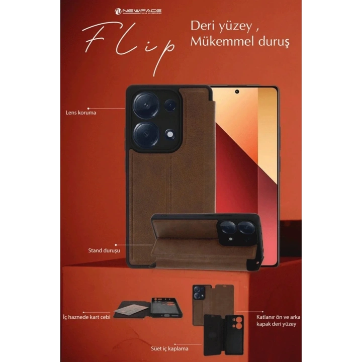 Mey İthalat®  Samsung Galaxy A26 Kılıf Flip Cover - Koyu Yeşil