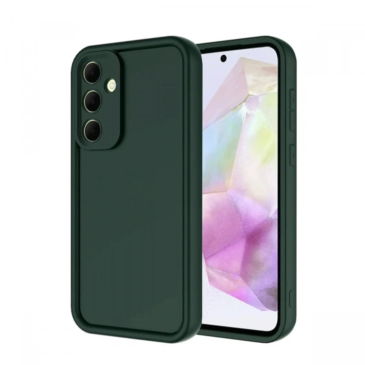 Mey İthalat®  Samsung Galaxy A26 Kılıf Viera Silikon - Koyu Yeşil