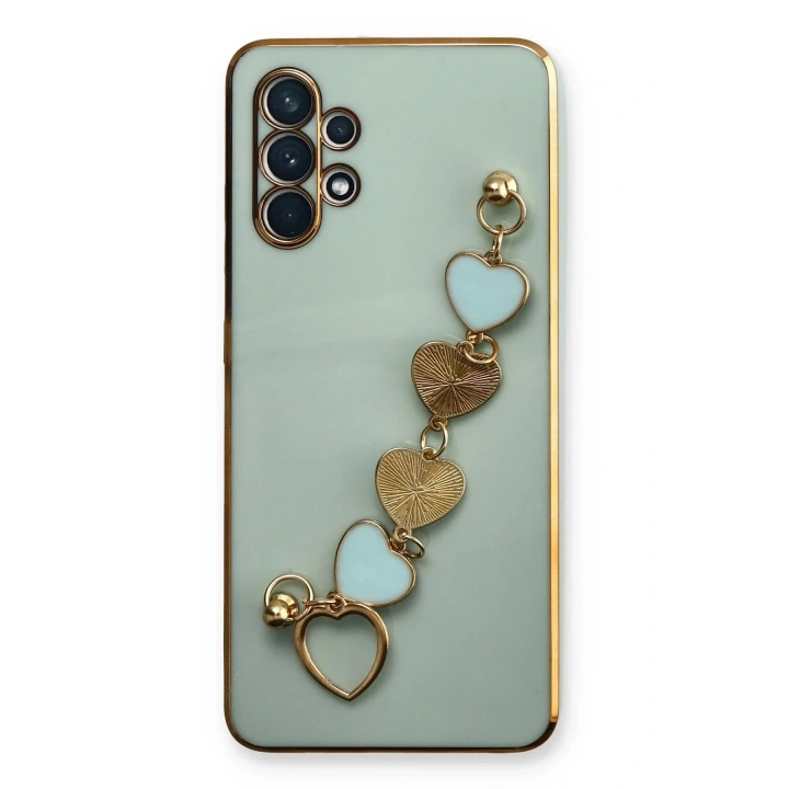 Mey İthalat®  Samsung Galaxy A32 Kılıf Esila Silikon - Su Yeşili