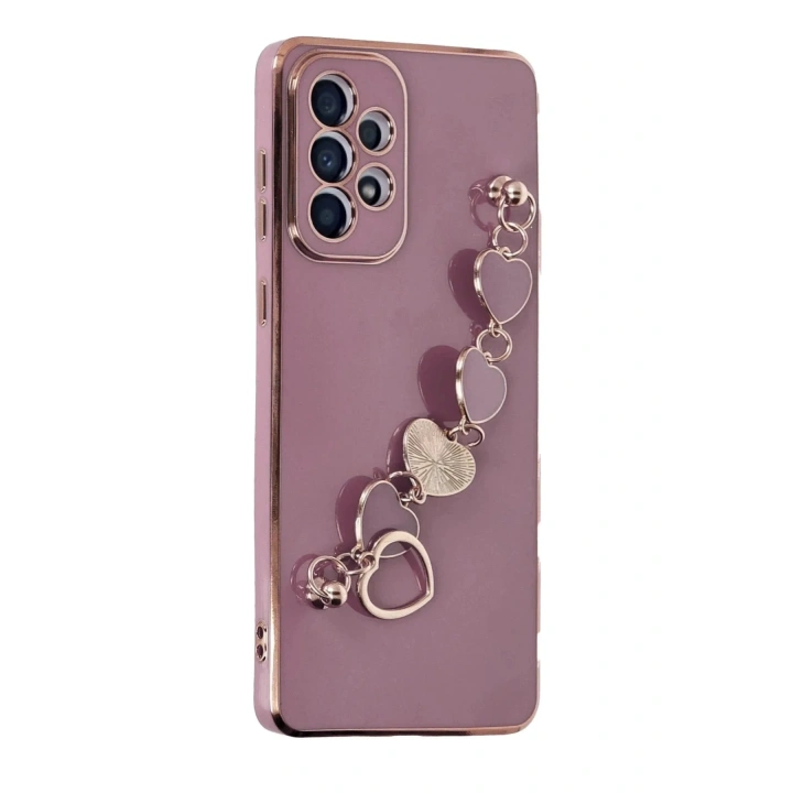 Mey İthalat®  Samsung Galaxy A33 5G Kılıf Esila Silikon - Mor