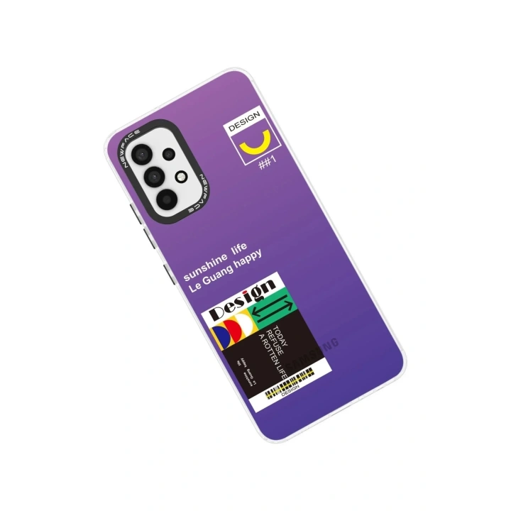 Mey İthalat®  Samsung Galaxy A33 5G Kılıf Estoril Desenli Kapak - Estoril - 4