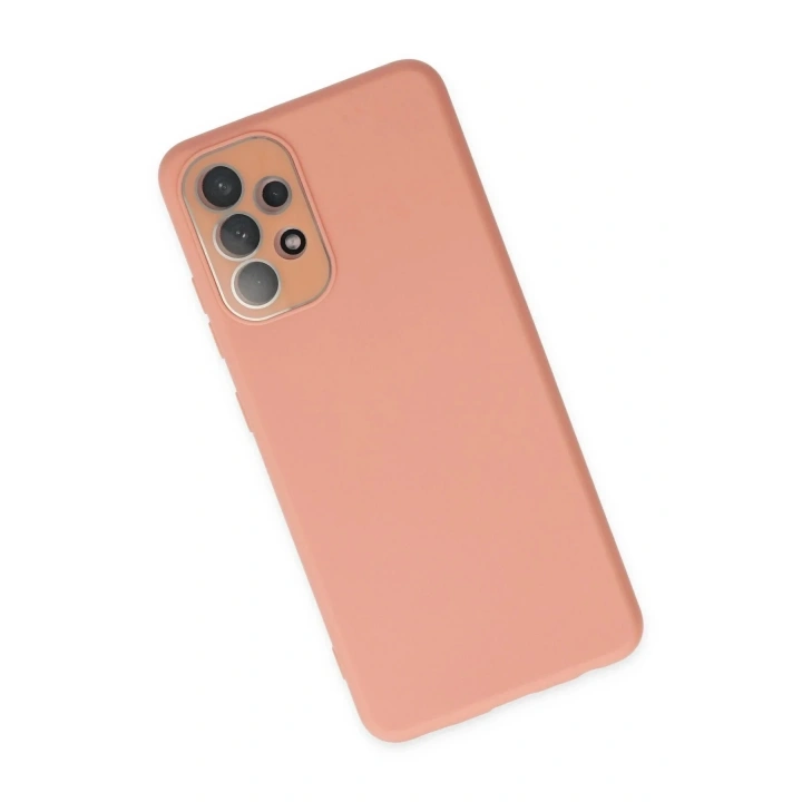 Mey İthalat®  Samsung Galaxy A33 5G Kılıf Lansman Glass Kapak - Pembe
