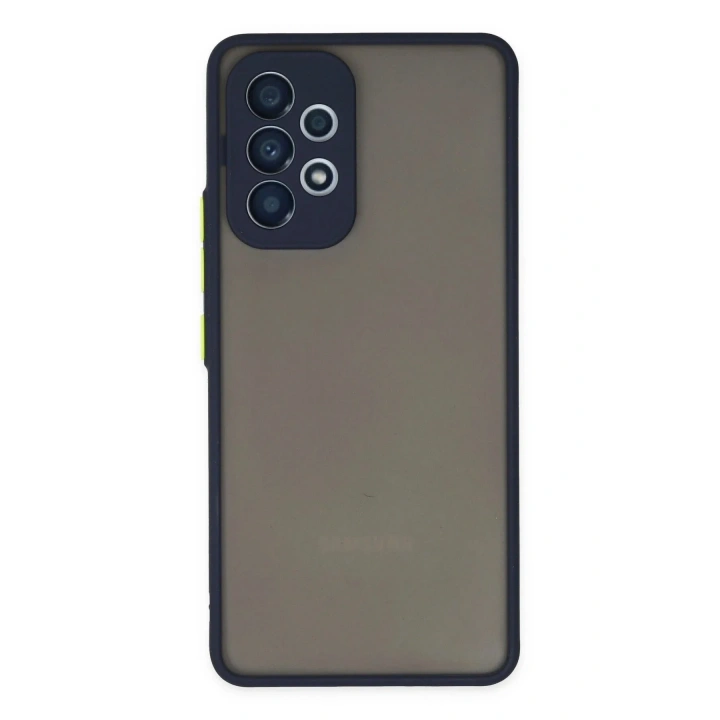 Mey İthalat®  Samsung Galaxy A33 5G Kılıf Montreal Silikon Kapak - Lacivert