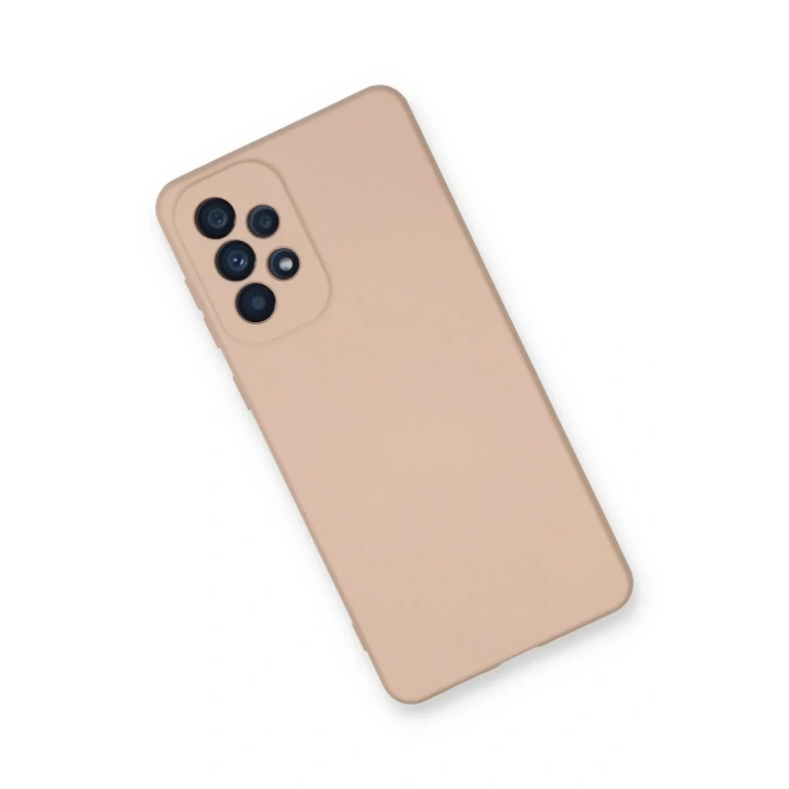 Mey İthalat®  Samsung Galaxy A33 5G Kılıf Nano içi Kadife Silikon - Pudra