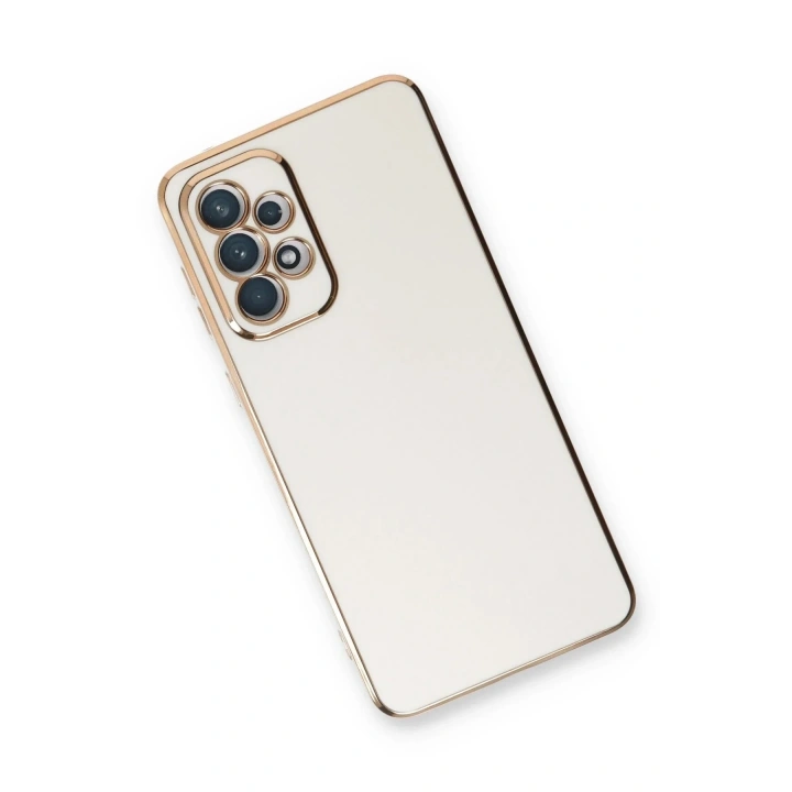 Mey İthalat®  Samsung Galaxy A33 5G Kılıf Volet Silikon - Beyaz