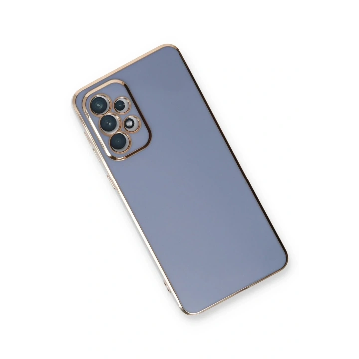Mey İthalat®  Samsung Galaxy A33 5G Kılıf Volet Silikon - Mavi