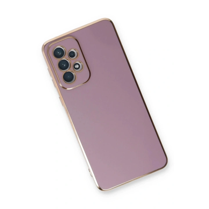 Mey İthalat®  Samsung Galaxy A33 5G Kılıf Volet Silikon - Mor