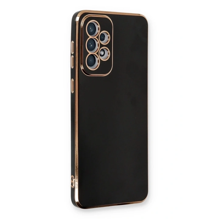 Mey İthalat®  Samsung Galaxy A33 5G Kılıf Volet Silikon - Siyah