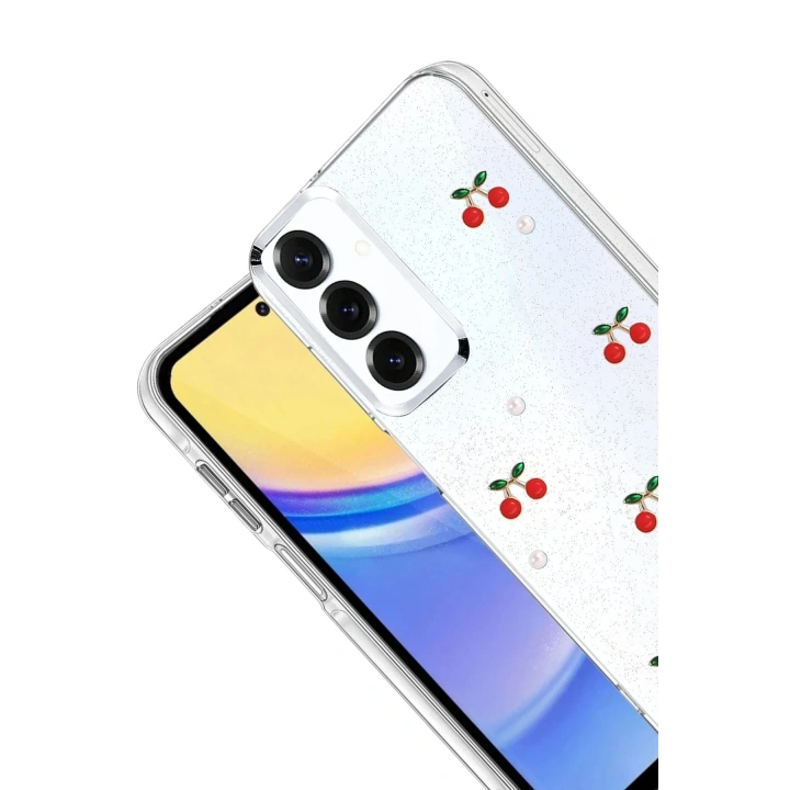 Mey İthalat®  Samsung Galaxy A34 5G Fiyonk Desenli Kapak - Desen 9