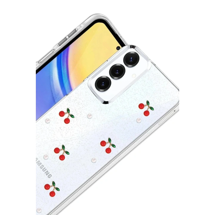 Mey İthalat®  Samsung Galaxy A34 5G Fiyonk Desenli Kapak - Desen 9