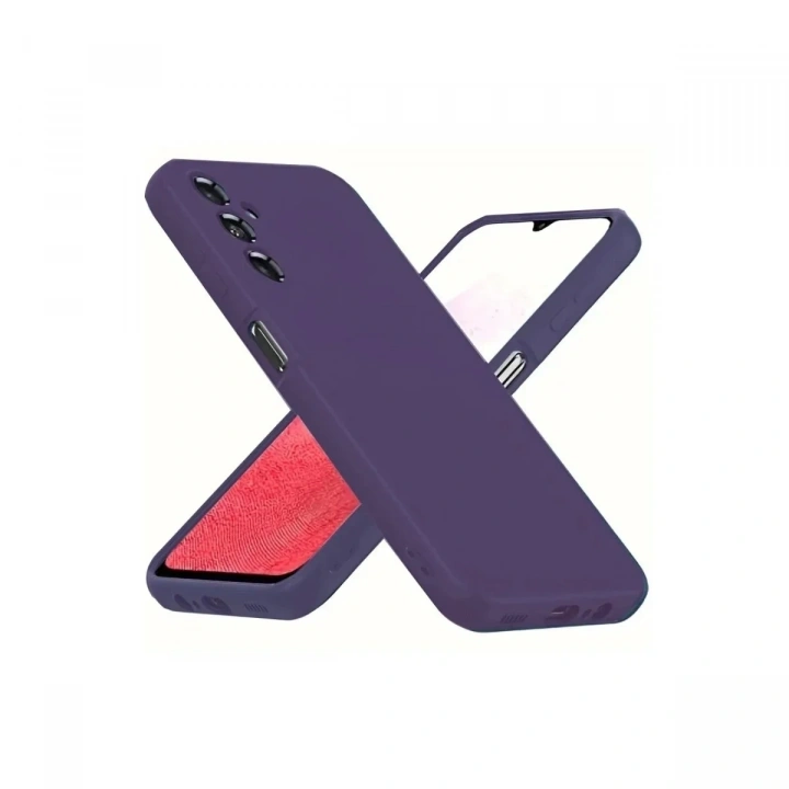 Mey İthalat®  Samsung Galaxy A34 5G Kılıf First Silikon - Mor
