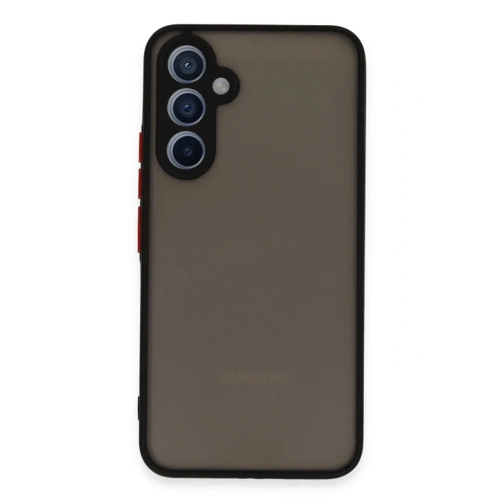 Mey İthalat®  Samsung Galaxy A34 5G Kılıf Montreal Silikon Kapak - Siyah